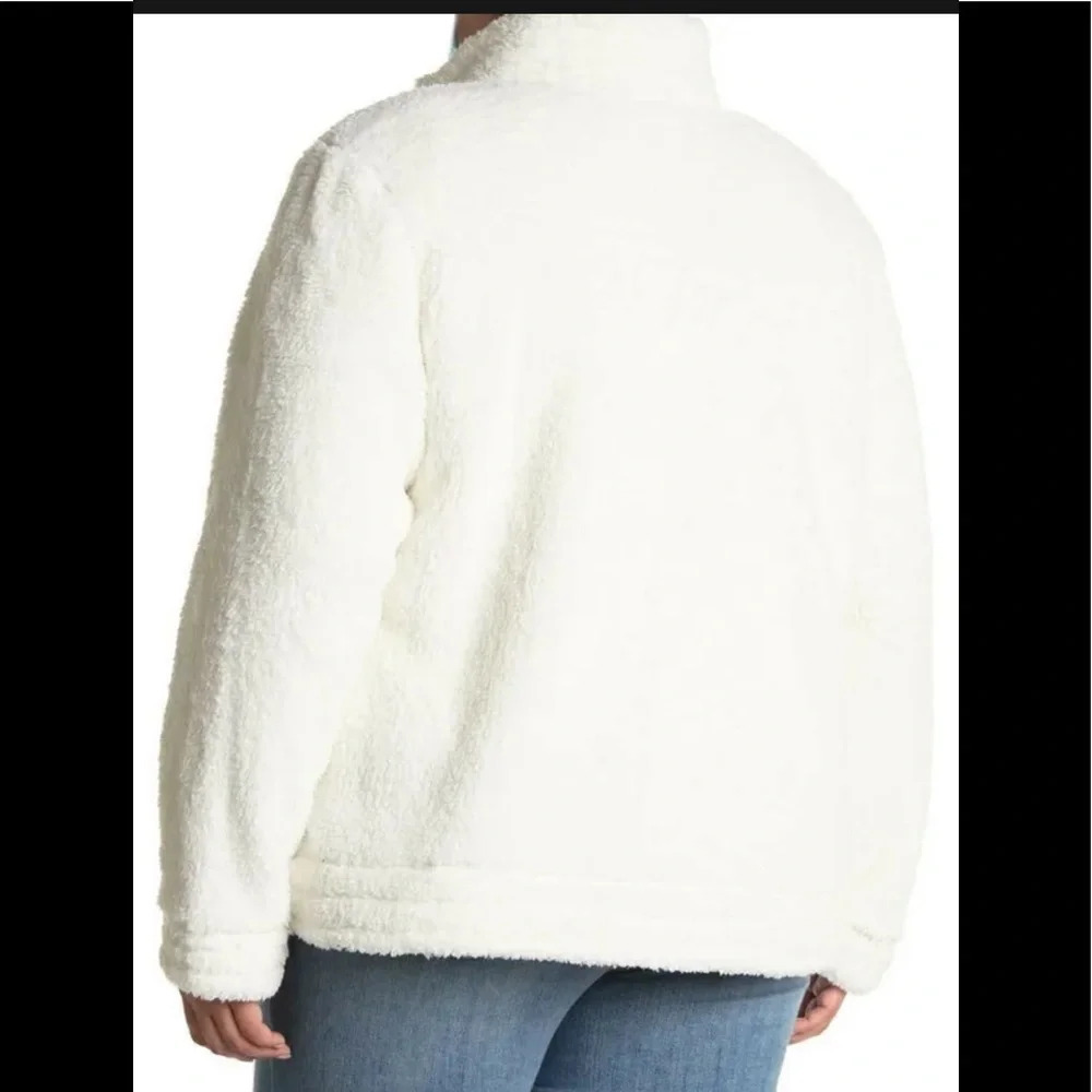 Free COUNTRY Butter Pile Faux Fur Trim Jacket (Plus Size), Cream, 1X, NWT - Picture 2 of 10